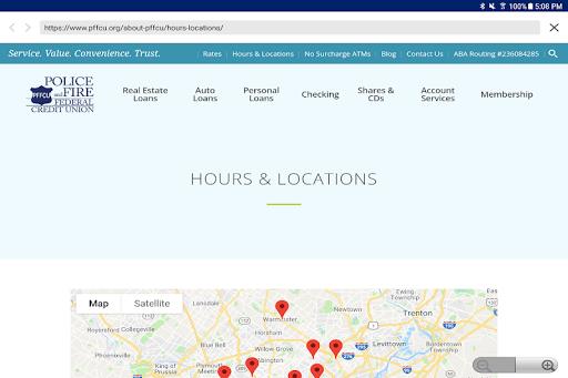 PFFCU Mobile Banking Screenshot 1