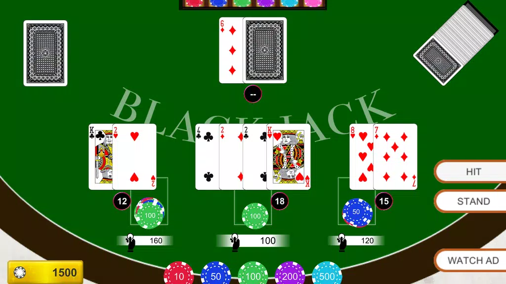 Blackjack(Cards Game) Screenshot 1 