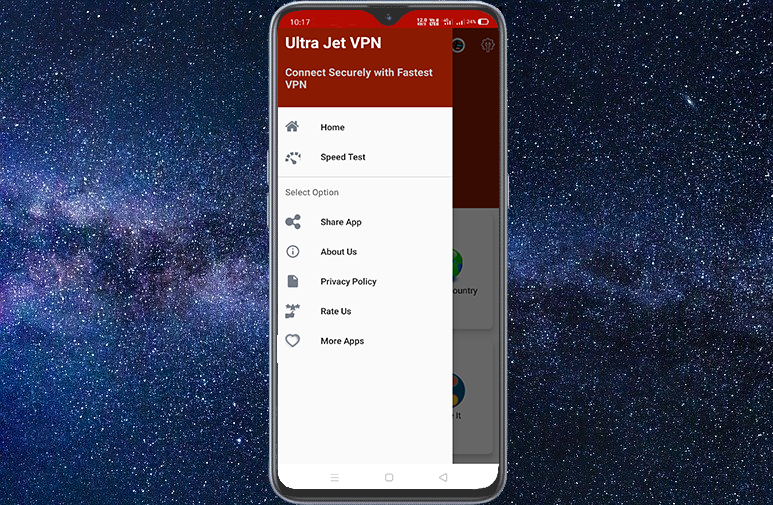 Ultra Jet VPN - Free VPN Proxy Screenshot 1 