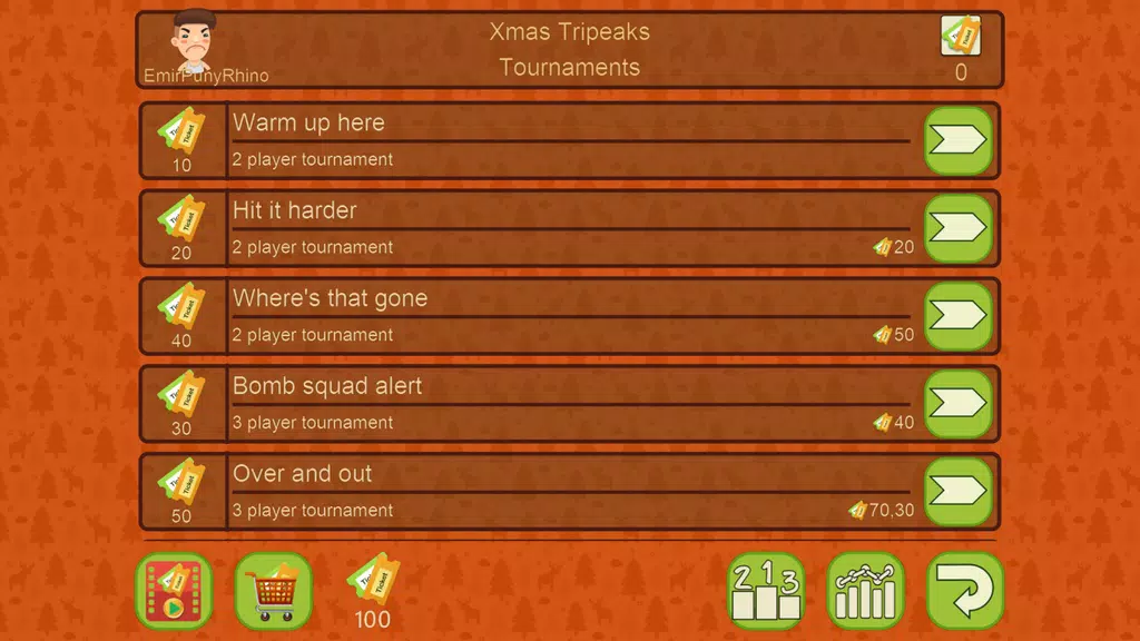 Xmas TriPeaks, card solitaire Screenshot 3 