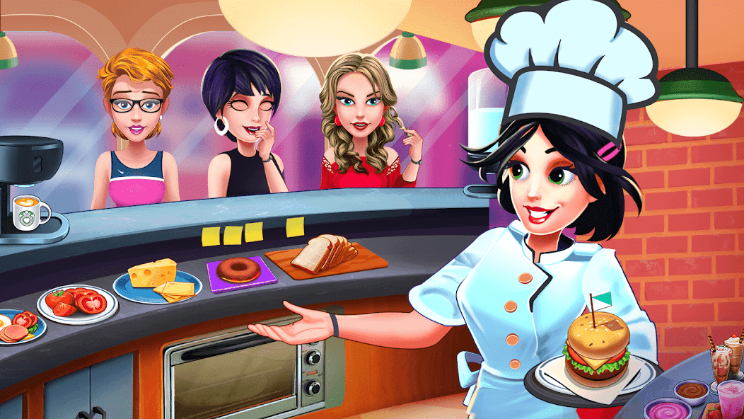 Cooking Cafe - Food Chef Mod Screenshot 2 