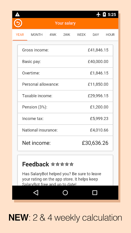 SalaryBot Salary Calculator Screenshot 3 