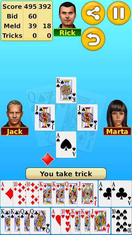 Pinochle Screenshot 1