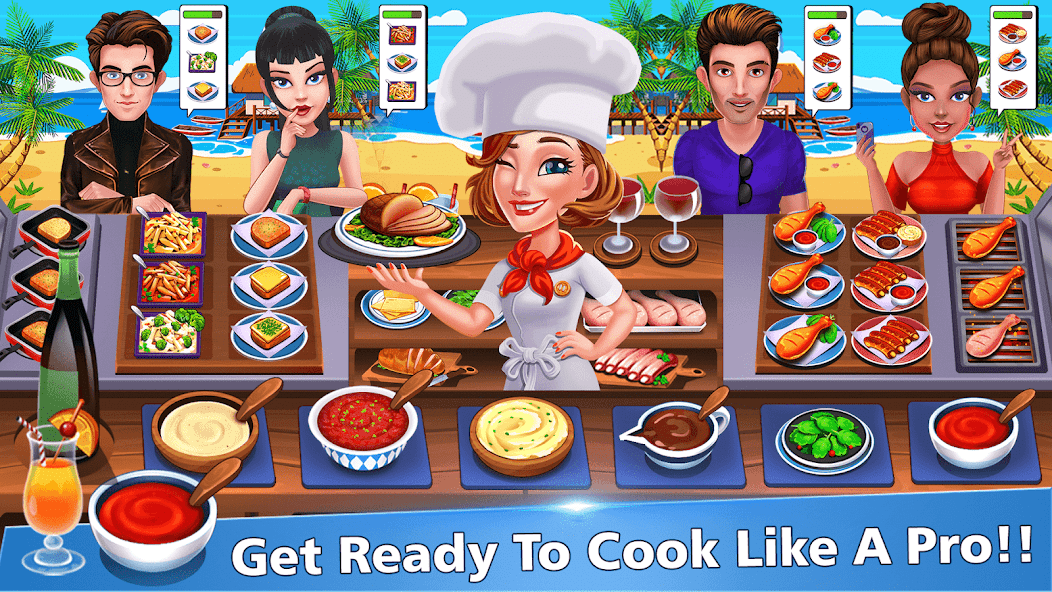 Cooking Cafe - Food Chef Mod Screenshot 1