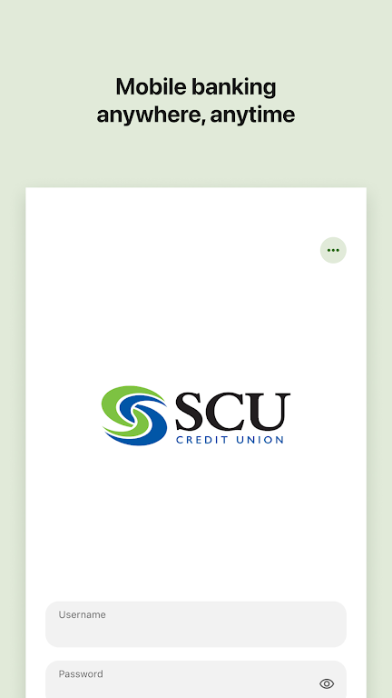 SCU Credit Union Screenshot 1 