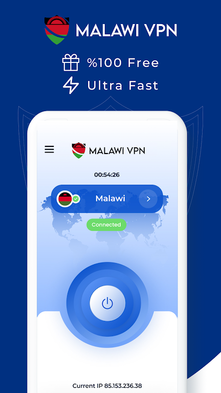 VPN Malawi - Get Malawi IP Screenshot 1