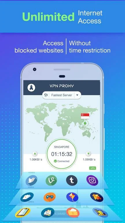 SKY VPN - Private Internet Access & IP Changer Screenshot 3