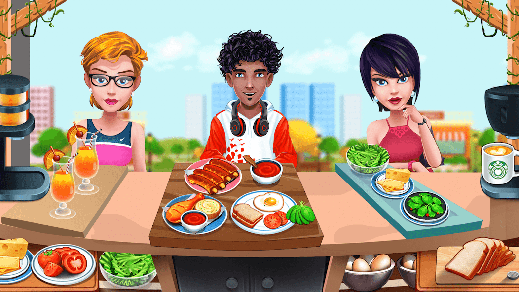 Cooking Cafe - Food Chef Mod Screenshot 4 