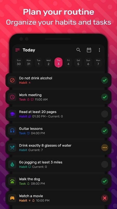 HabitNow Daily Routine Planner Screenshot 3 