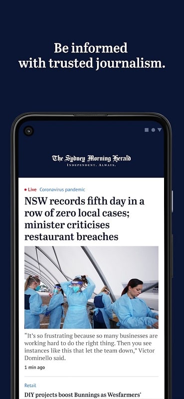 The Sydney Morning Herald Screenshot 1 