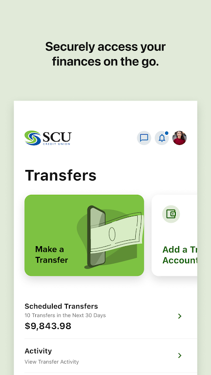 SCU Credit Union Screenshot 2 