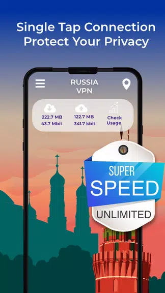 Russia Fast VPN - Free VPN for Secure Service Screenshot 2