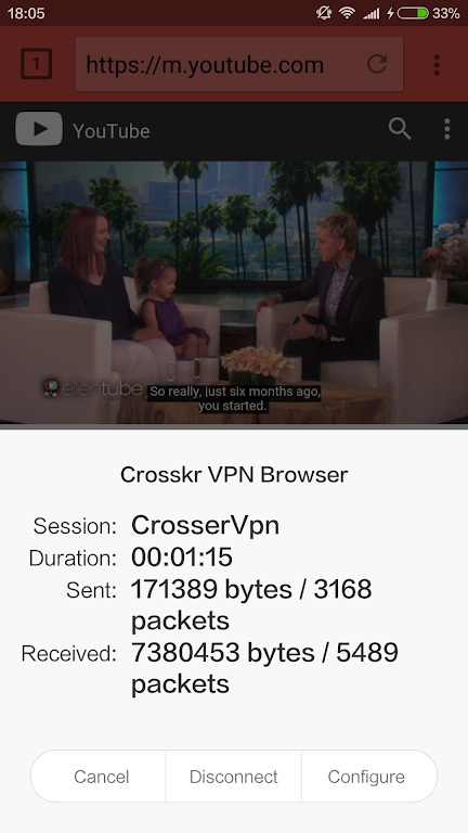 CrossKr VPN Browser Screenshot 3