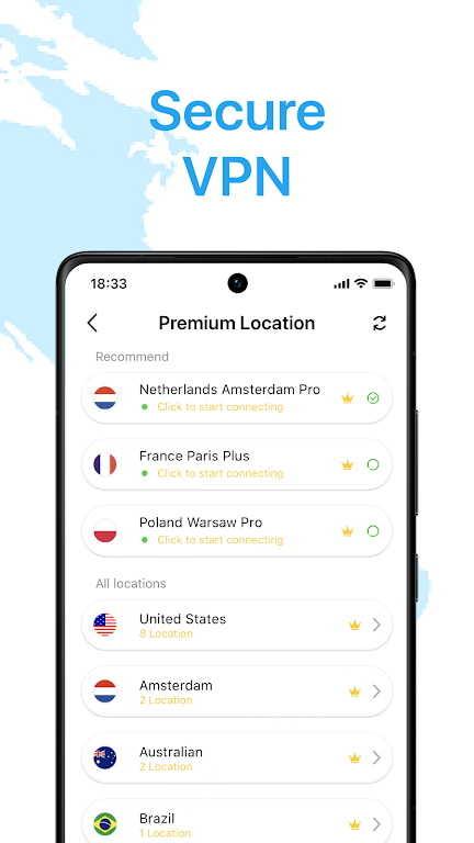 VPN - WiFi Secure VPN Proxy Screenshot 4 