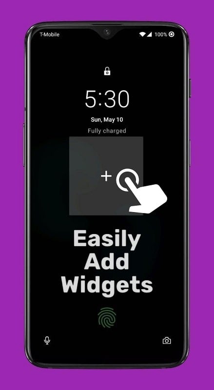 Lockscreen Widgets and Drawer Screenshot 1 