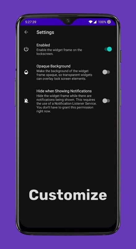 Lockscreen Widgets and Drawer Screenshot 3 