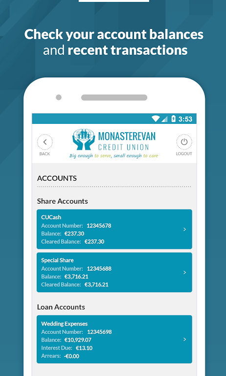 Monasterevan Credit Union Screenshot 2 