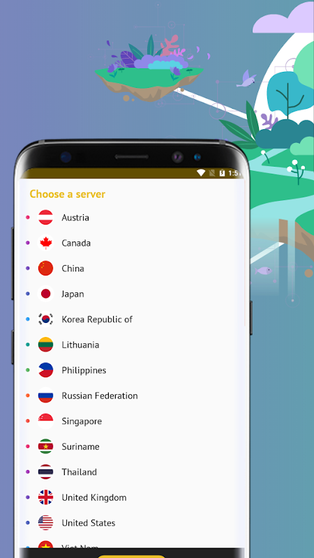 Way VPN - Unlimited Free Proxy & Security VPN 2020 Screenshot 1 