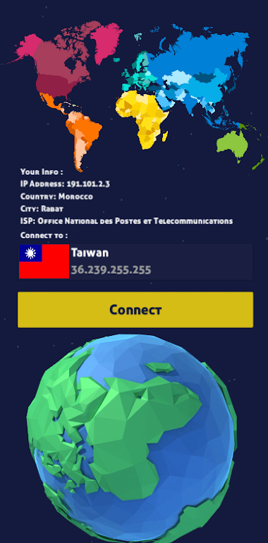 VPN Taiwan - IP for Taiwan Screenshot 2 