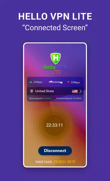 Hello VPN Lite Screenshot 2 