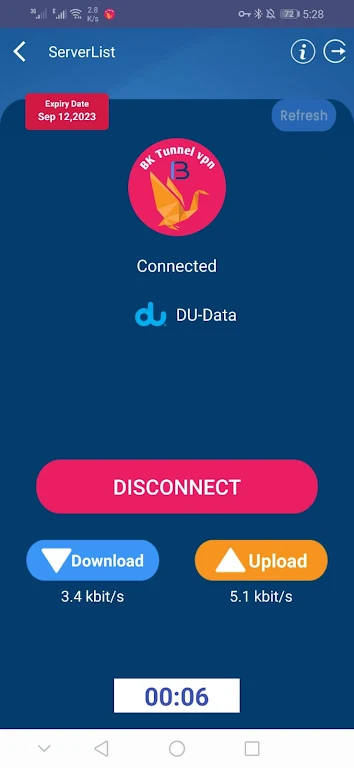 BK Tunnel vpn Screenshot 2 