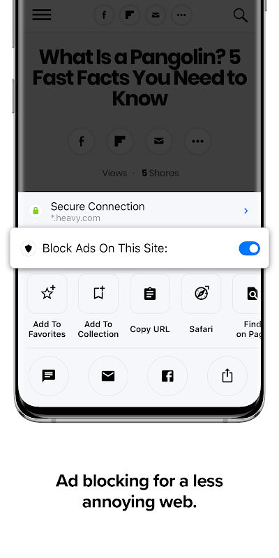 Cake Web Browser-Free VPN, Fast, Private, Adblock Screenshot 4