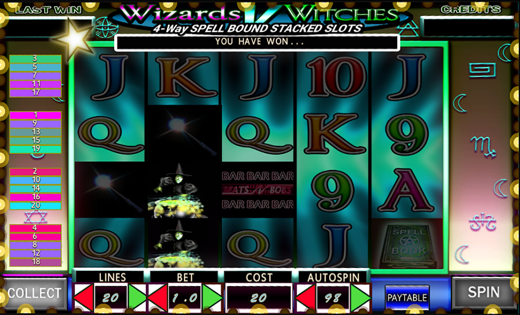 Magic Wizards Video Slots? Screenshot 3