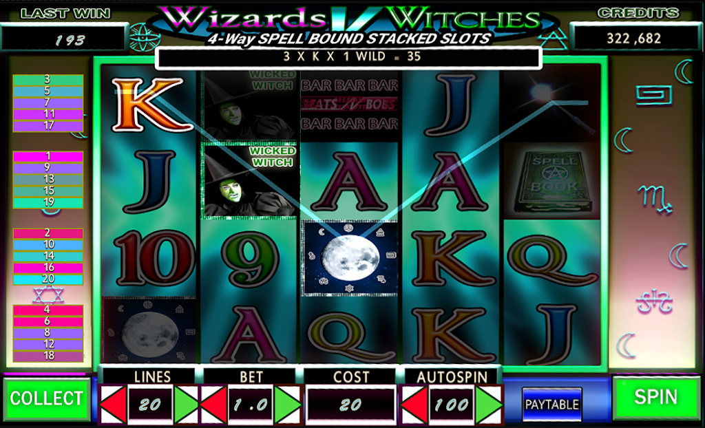 Magic Wizards Video Slots? Screenshot 2 