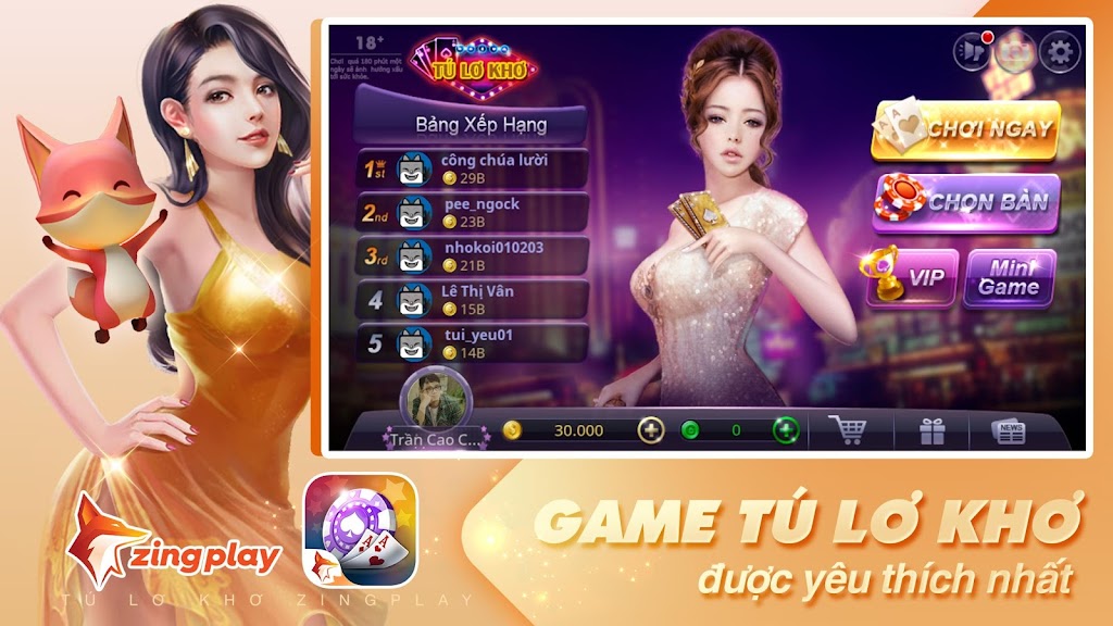 Tú Lơ Khơ ZingPlay Screenshot 1