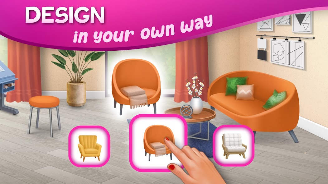 DesignVille: Home Design Game Mod Screenshot 3 