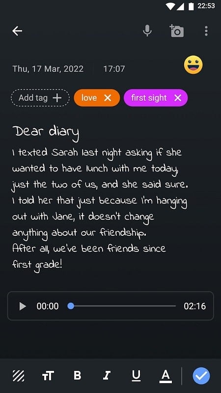 My Diary & Journal with Lock Screenshot 3 