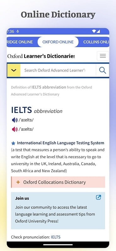 IELTS Vocabulary Screenshot 2 