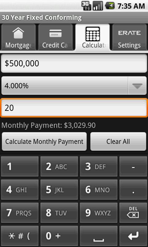 Mortgage Rates, Mortgage Calc Screenshot 4 