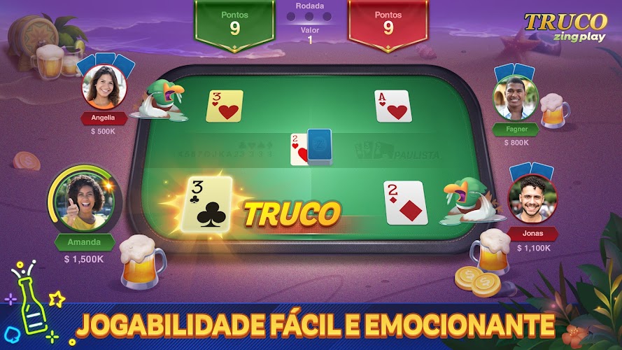 Truco ZingPlay: jogo de cartas online Screenshot 2 