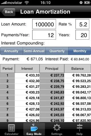 Financial Calculator Trial Screenshot 4 