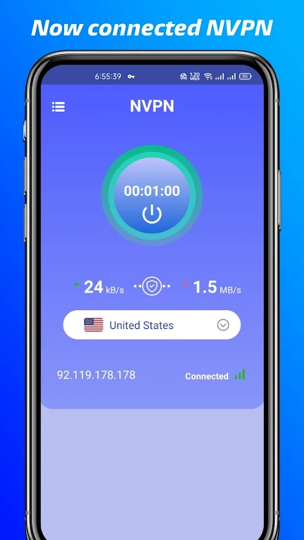 NVPN Unlimited High Speed VPN Screenshot 3