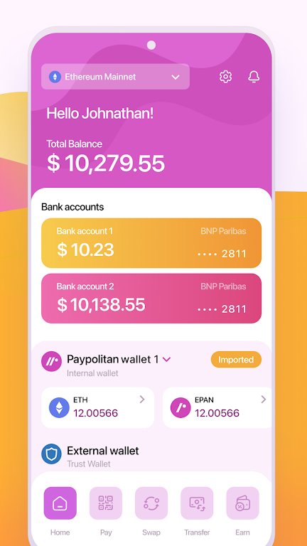 Paypolitan: pay, cash, crypto Screenshot 2 