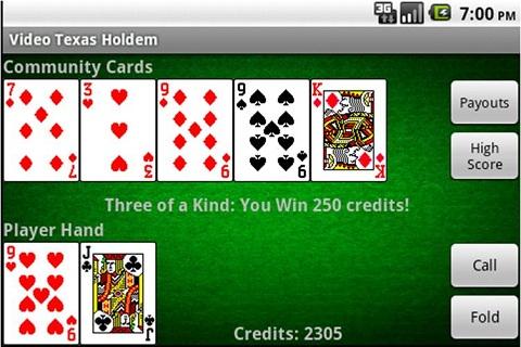 Video Texas Holdem Poker Screenshot 2