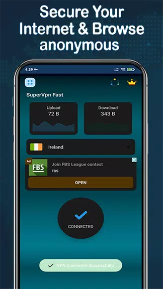 SuperVpn Unlimited Fast Proxy Screenshot 1 