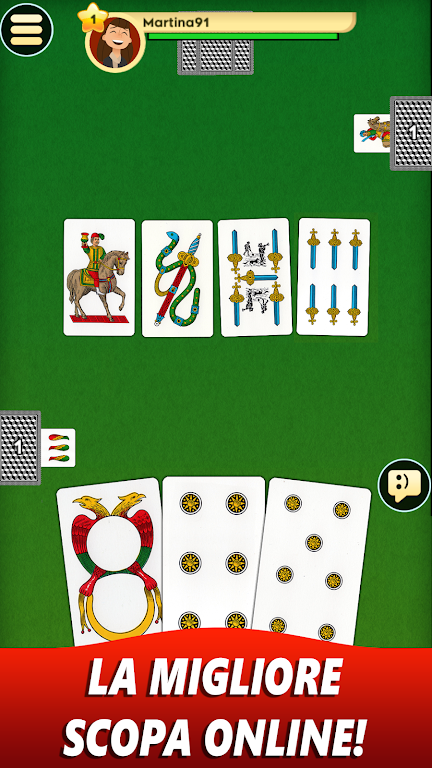 Scopa Online Screenshot 1