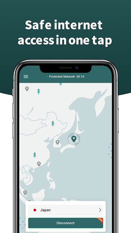 Free VPN TomVPN Pro-Unlimited, Secure, Hotspot VPN Screenshot 2 