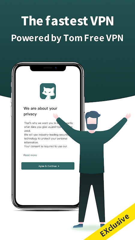 Free VPN TomVPN Pro-Unlimited, Secure, Hotspot VPN Screenshot 1 