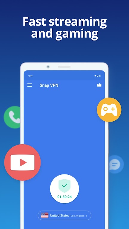 Snap VPN: Super Fast VPN Proxy Mod Screenshot 1