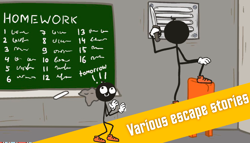 Stickman escape school super Screenshot 4 