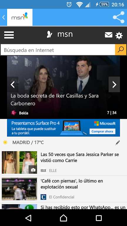 Msn España Screenshot 2 