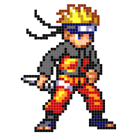 Color by Number - Naruto Sandbox Ninja Pixel