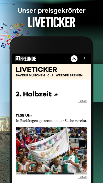 11FREUNDE - News & Liveticker Screenshot 2