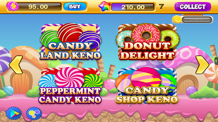 Free Keno Games - Candy Bonus Screenshot 1 