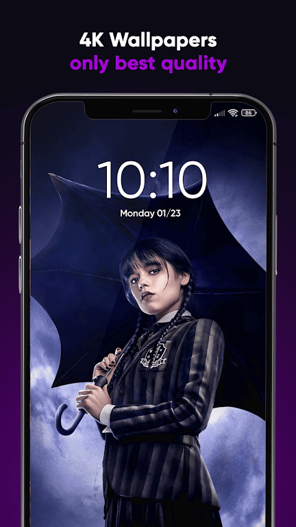 Wednesday Addams Wallpapers HD Screenshot 2