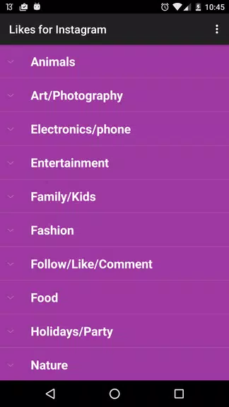 Likes for Instagram Screenshot 1